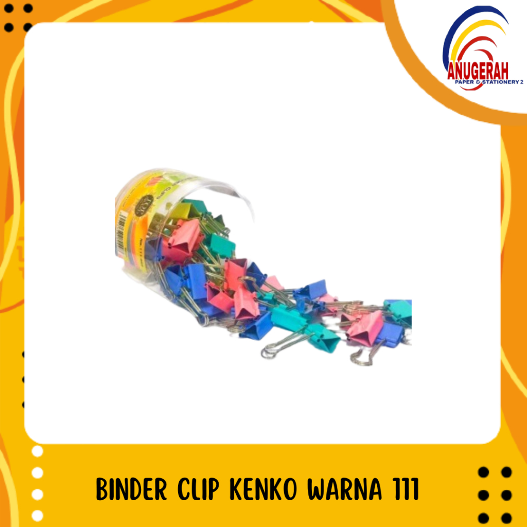 

BINDER CLIP KENKO WARNA 111 (PAK)