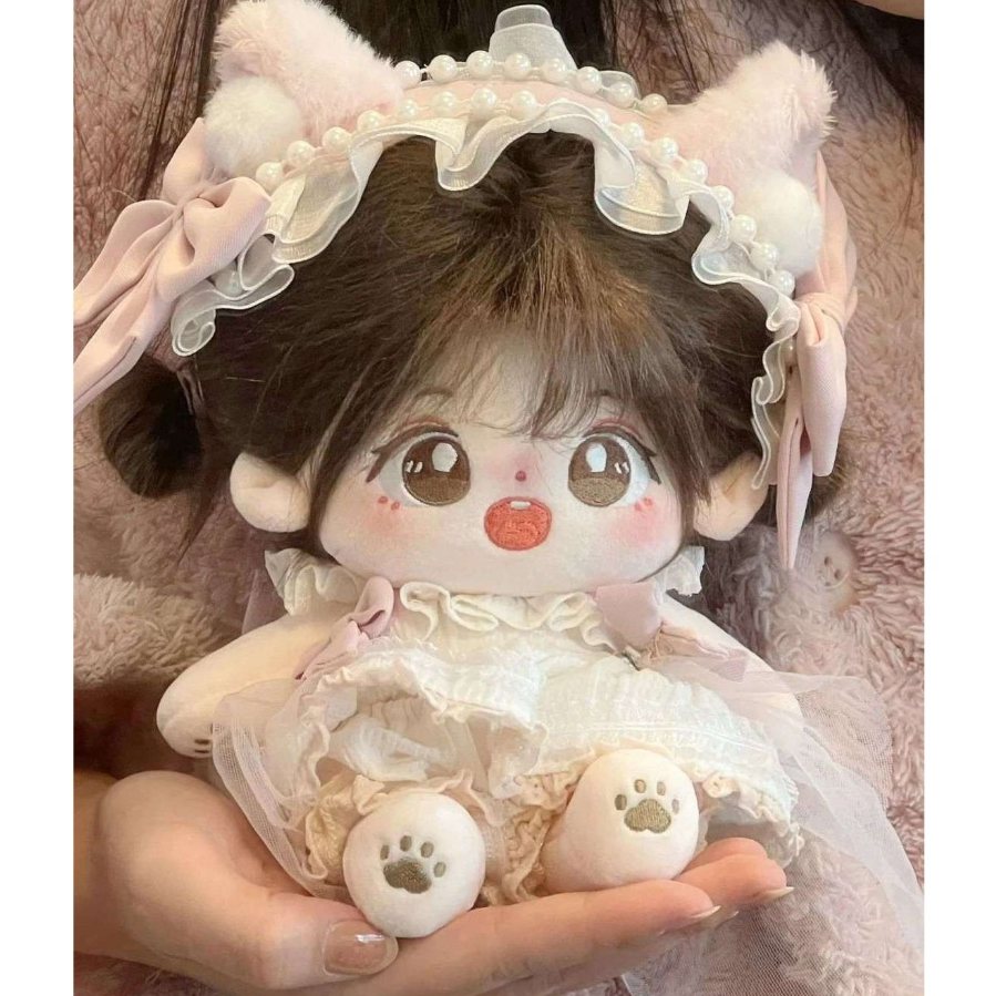 Berkualitas Boneka + Pakaian20Cm Cotton Doll, Plush Toy Doll Boneka Kapas Crazy And Cute Hair Doll,