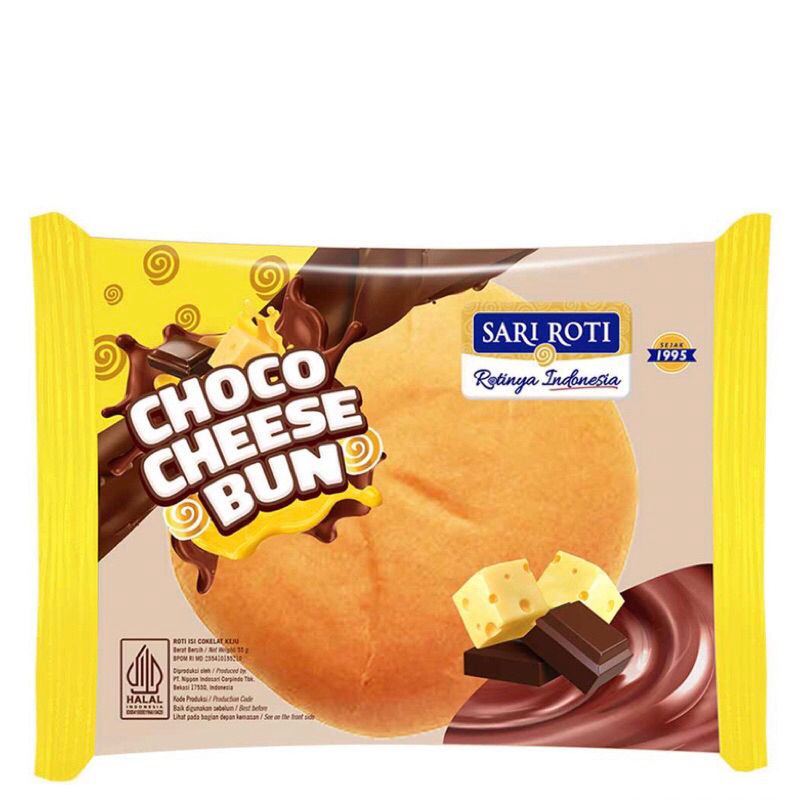 

Sari Roti Manis Bun Isi Cokelat keju