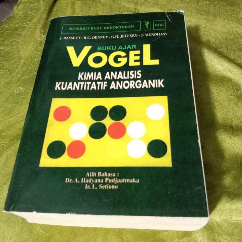 BUKU KIMIA ANALISIS VOGEL KUANTITATIF ANORGANIK READY STOK BUKU MAHASISWA Sains