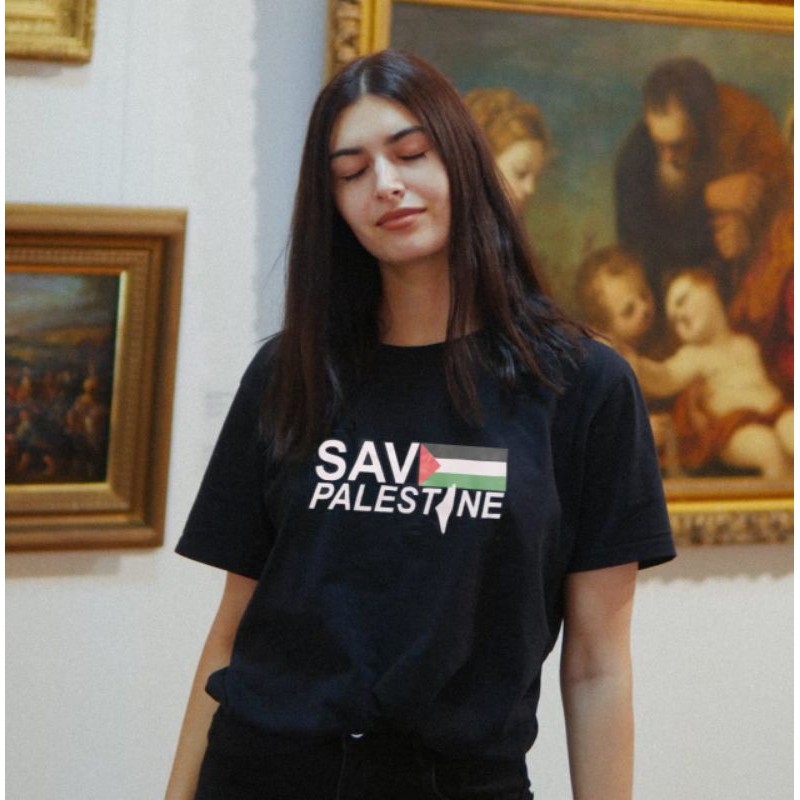 kaos save palestina pria wanita pakaian distro grosir murah