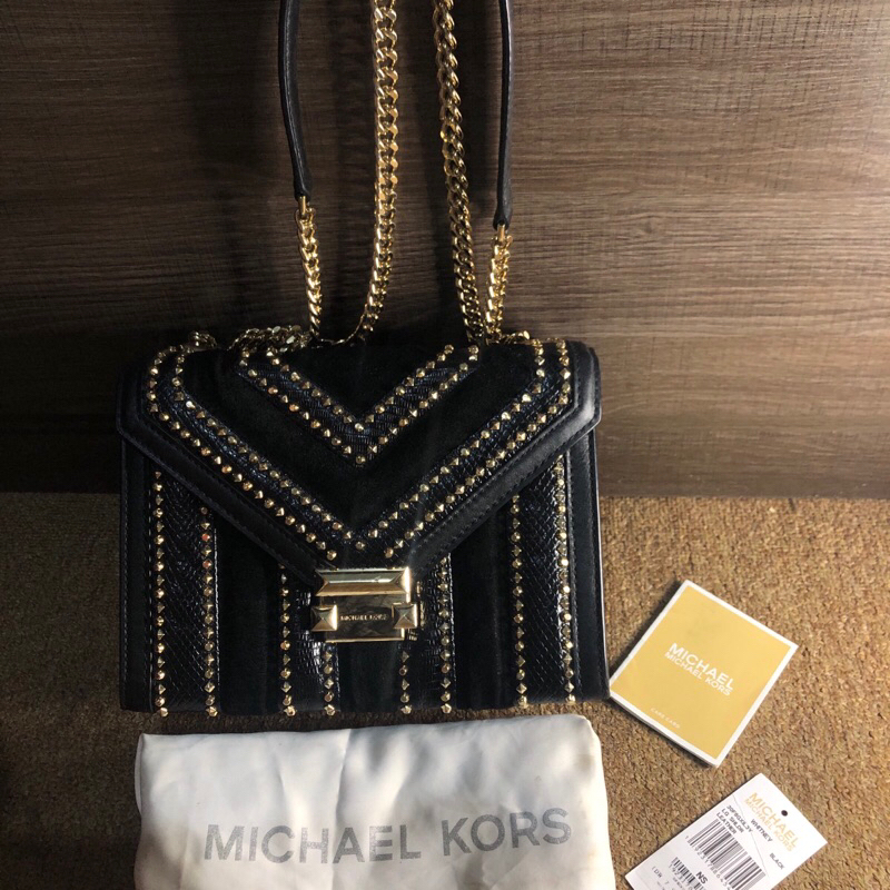 TAS MICHAEL KORS WHITNEY BLACK PRELOVED