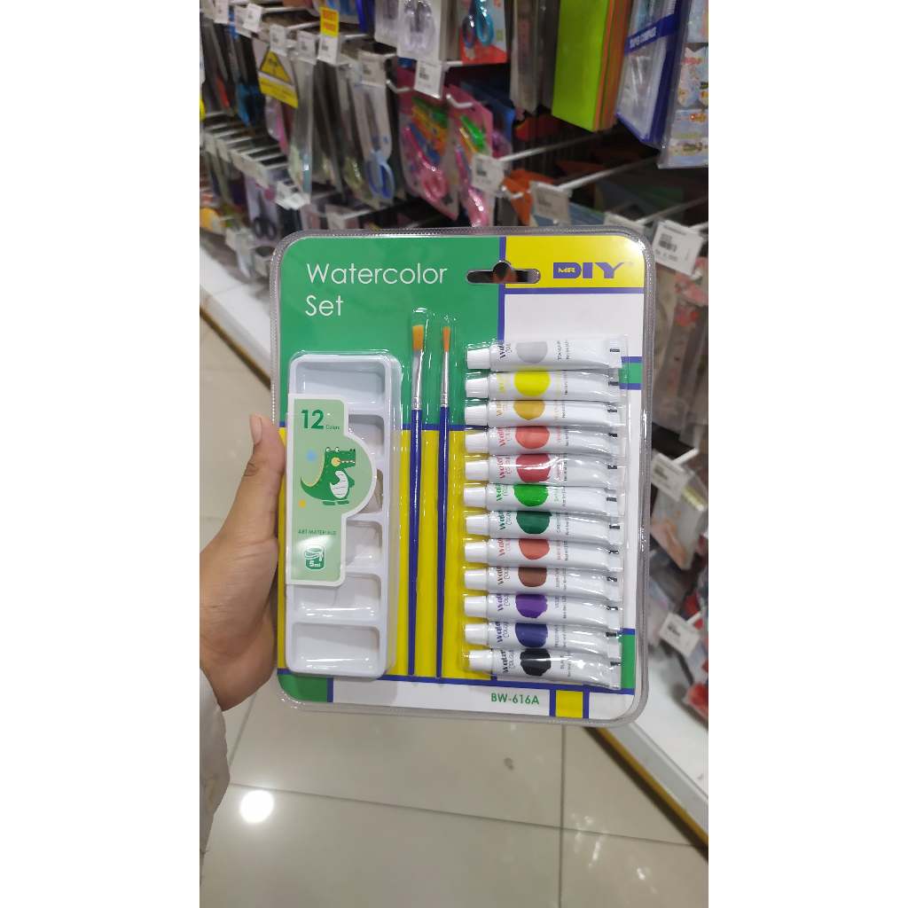 

Watercolor - Acrylic Color Set 12c by Mr. DIY