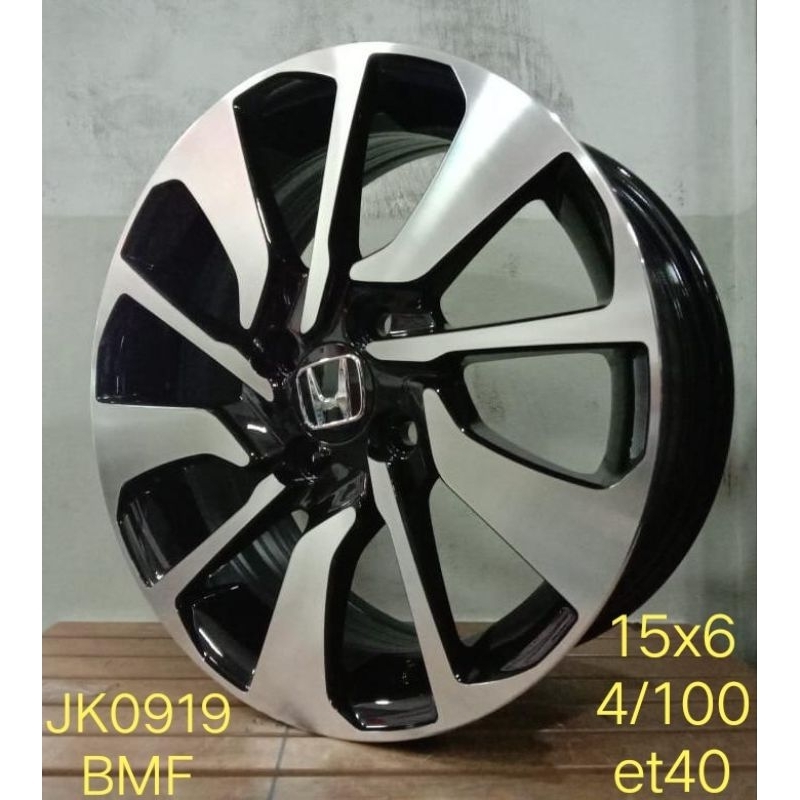 velg brio rs ring 15 lebar 6 et40 pcd 4x100 bp