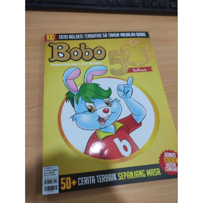 Majalah bobo edisi 50 tahun. preloved