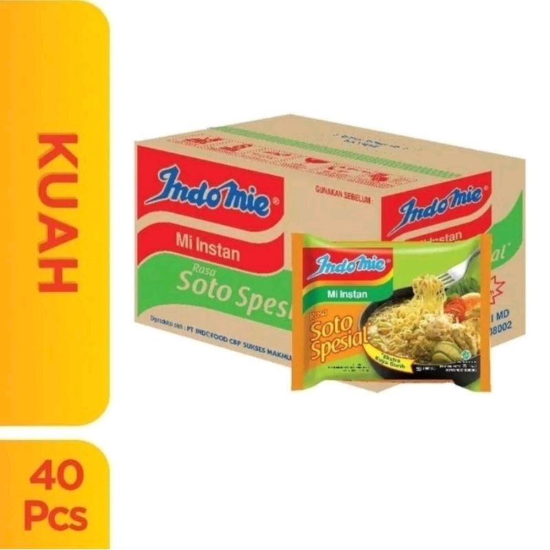 

Mie Indomie kuah soto spesial 1 dus 40pcs