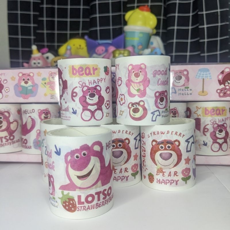 

Washi Tape Lotso Sticker Roll Aesthetic Karakter