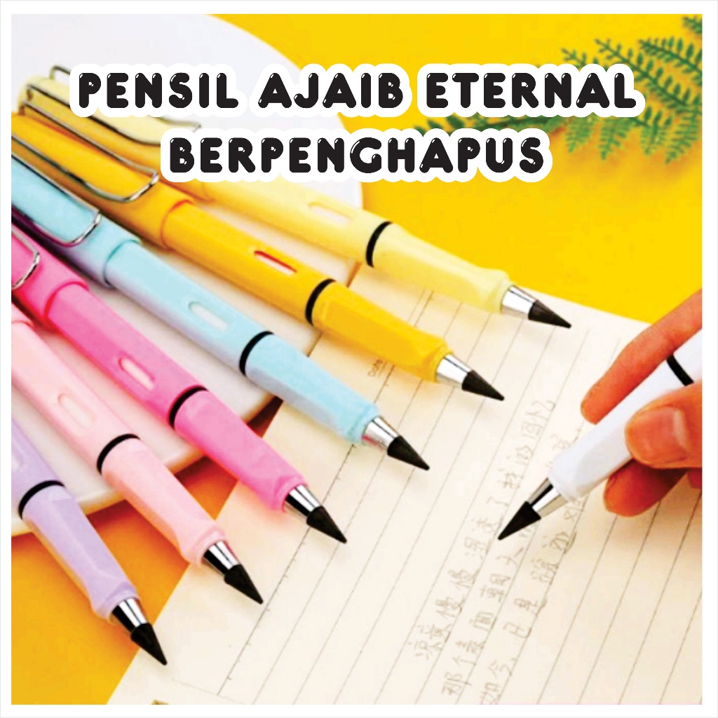 

Pensil Abadi Eternal Dapat Penghapus / Pensil Tanpa batas / Unlimited Magic Pencil