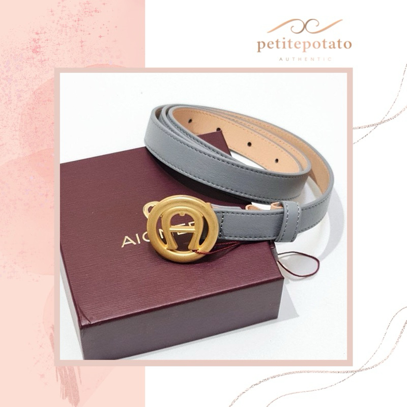 IKAT PINGGANG BRANDED WANITA AIGNER LIVIA WOMAN BELT 2 CM