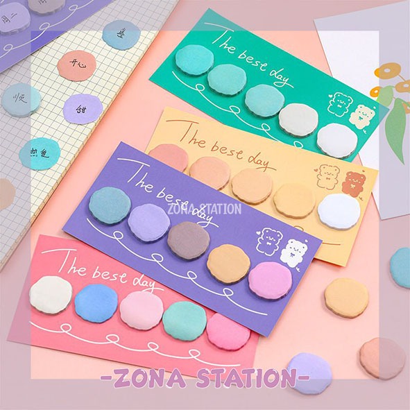 

[ZS] 1 Pcs/ Memo Sticky Note The Best Day