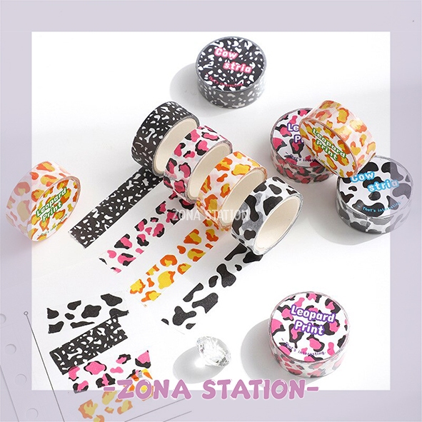 

[ZS] 1 Pcs / Washitape Cute Animal Strip Tape Decoration Scrapbook