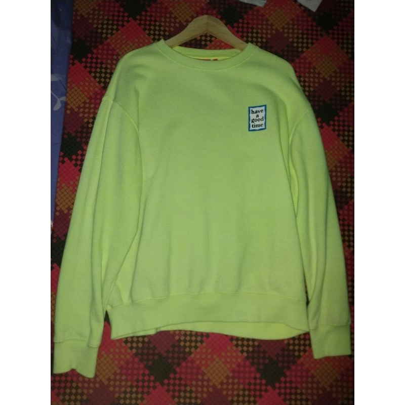 crewnack have a good time blue frame small logo