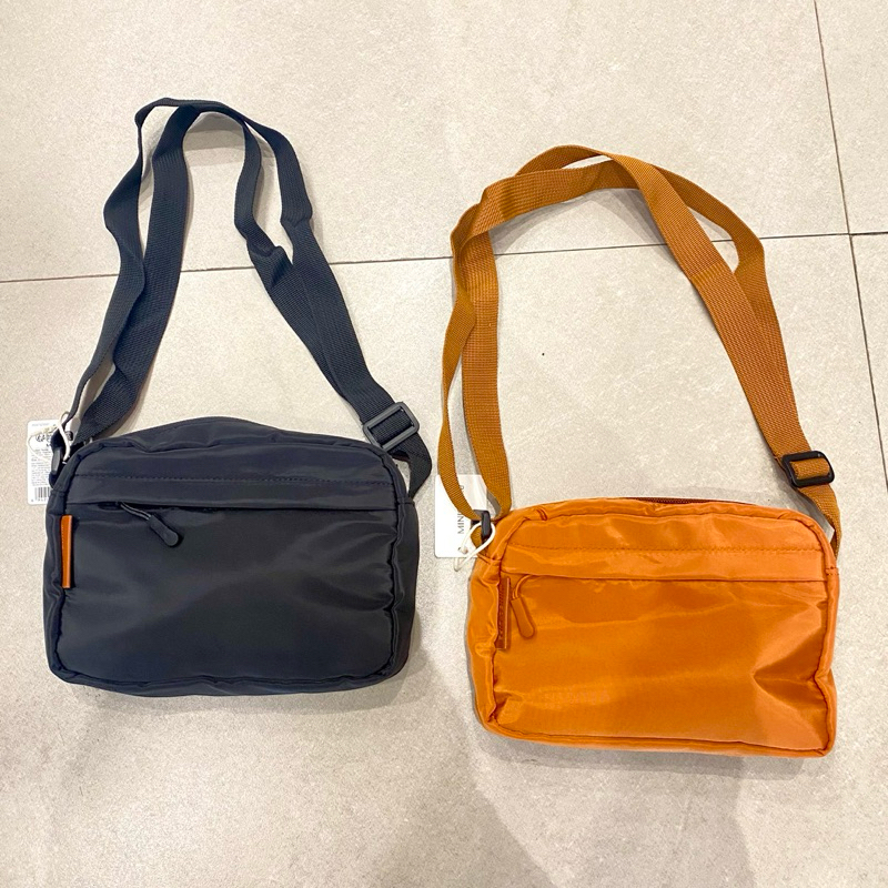 Solid Color Casual series Crossbody bag MINISO / Solid color series collection crescent crossbody ba