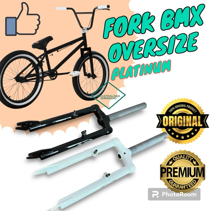(( PLATINUM CROWN OVERSIZE )) Fork BMX 20 inch Garpu Sepeda 20inch BMX OVS 28.6 mm Depan Front Bicyc