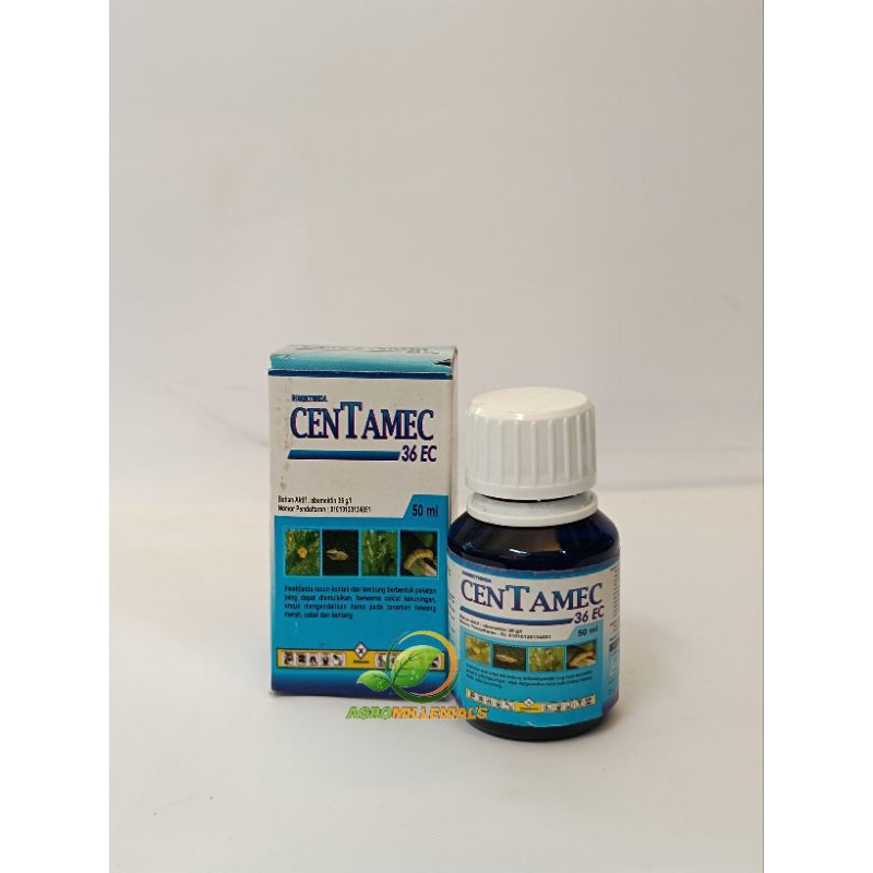 insektisida CENTAMEC 36EC bahan aktif Abamektin 36g/l 50 ml