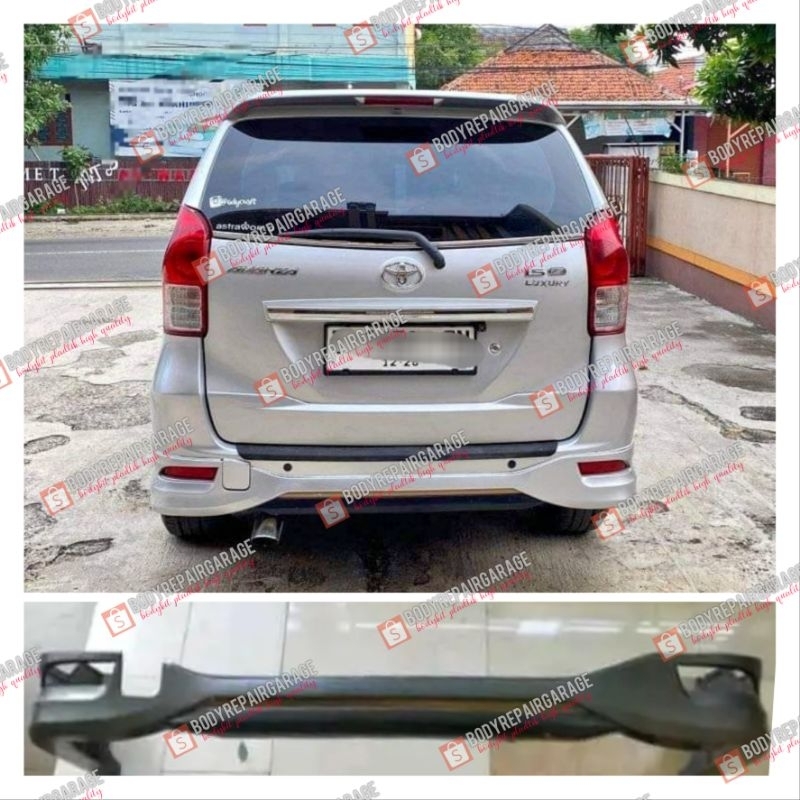 bodykit belakang avanza xenia luxury | plastik abs | free ongkir