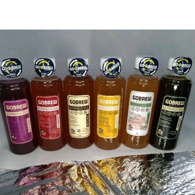 

❤️ GOBREW KOMBUCHA MINI 220ML ❤️ TEH PROBIOTIK ❤️ TEH FERMENTASI ❤️