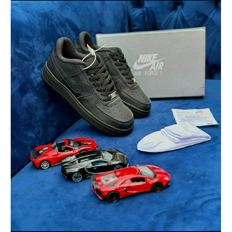 ( Free Kaos Kaki dan Box ) Sepatu Nike Air Force 1 Low, Import Vietnam Premium High quality, Barcode