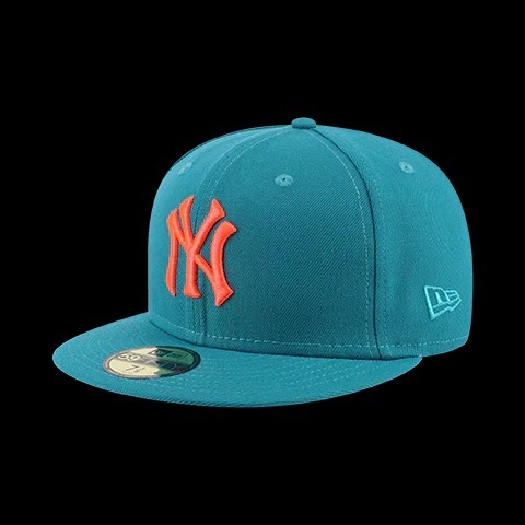 Topi New Era 59Fifty NY Turquoise Original