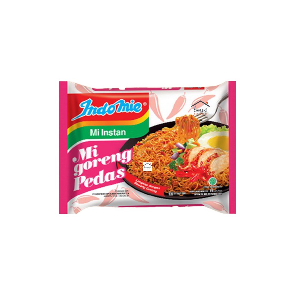 

Indomie Goreng Pedas Mie Instan Lengkap dengan Bawang Goreng