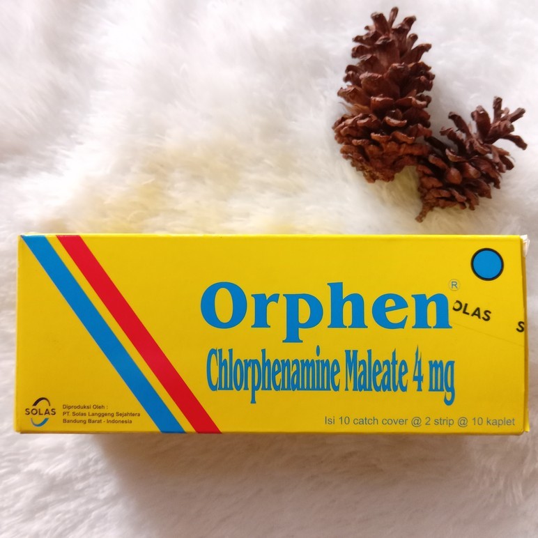 ORPHEN | ORPHEN TABLET | TABLET ALERGI | TABLET GATAL | TABLET BIDURAN | KULIT GATAL ALERGI | ALERGI