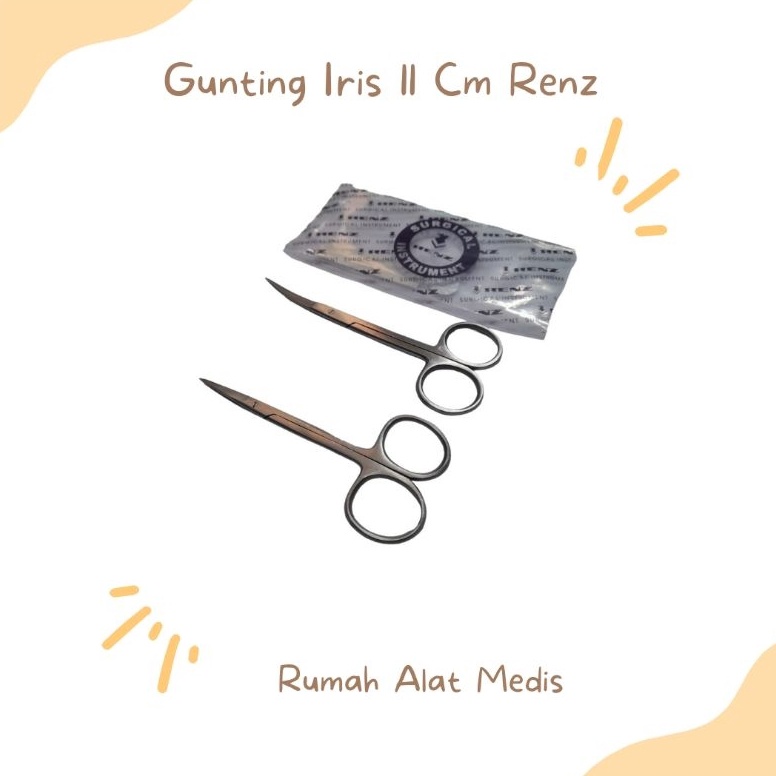 

ART E54P Gunting Iris 115cm RENZ Iris Scissor RENZ LurusBengkok