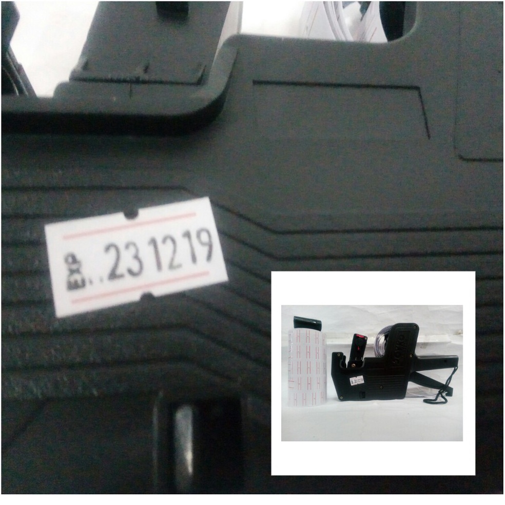 

ART S12I Alat expired date exp dated alat tanggal kadaluarsa bonus tinta kertas cadangan alat label