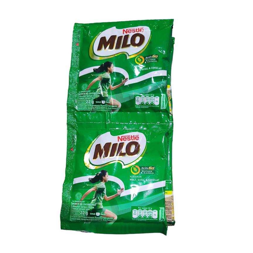 

Milo Active Go Susu 22G 1 Renceng Isi 10 Sachet