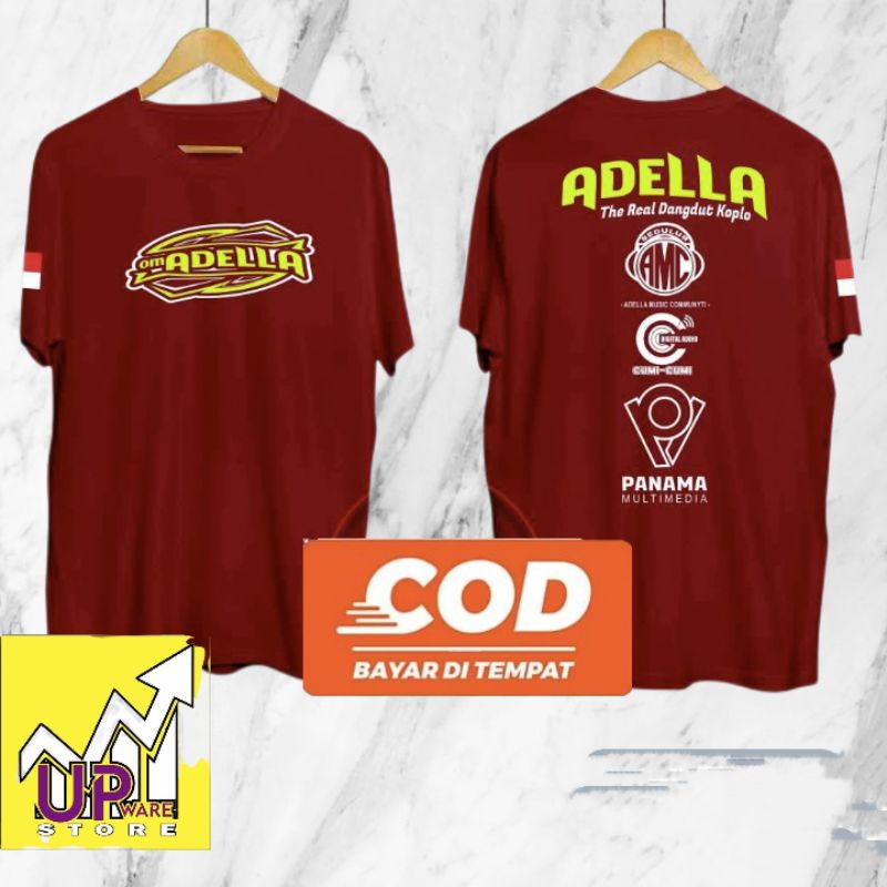 baju Kaos Om ADELLA dangdut KOPLO bahan adem, big zize jumbo