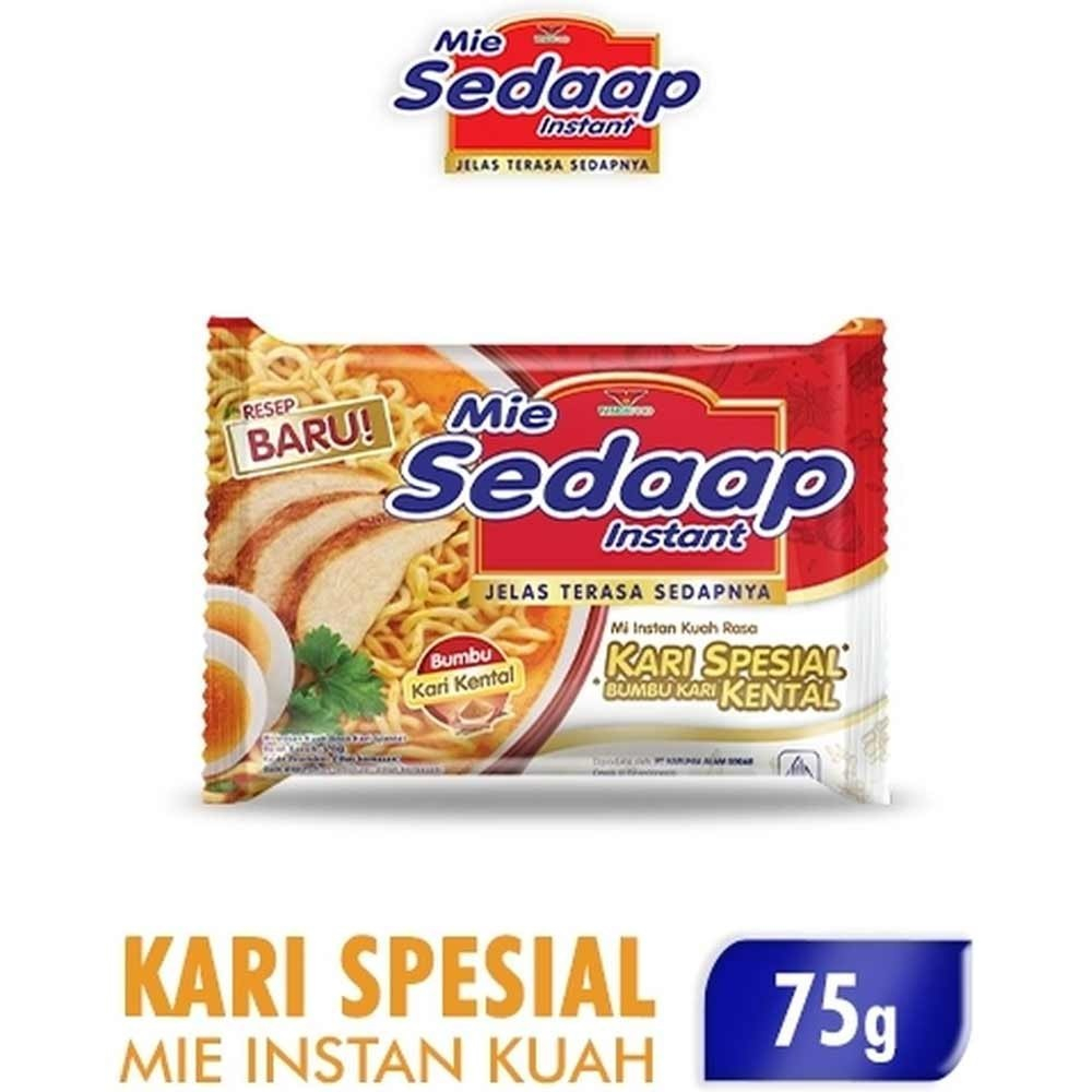 

Mie Sedaap Kuah Kari Spesial 75 gr - Mi Sedap #MDR