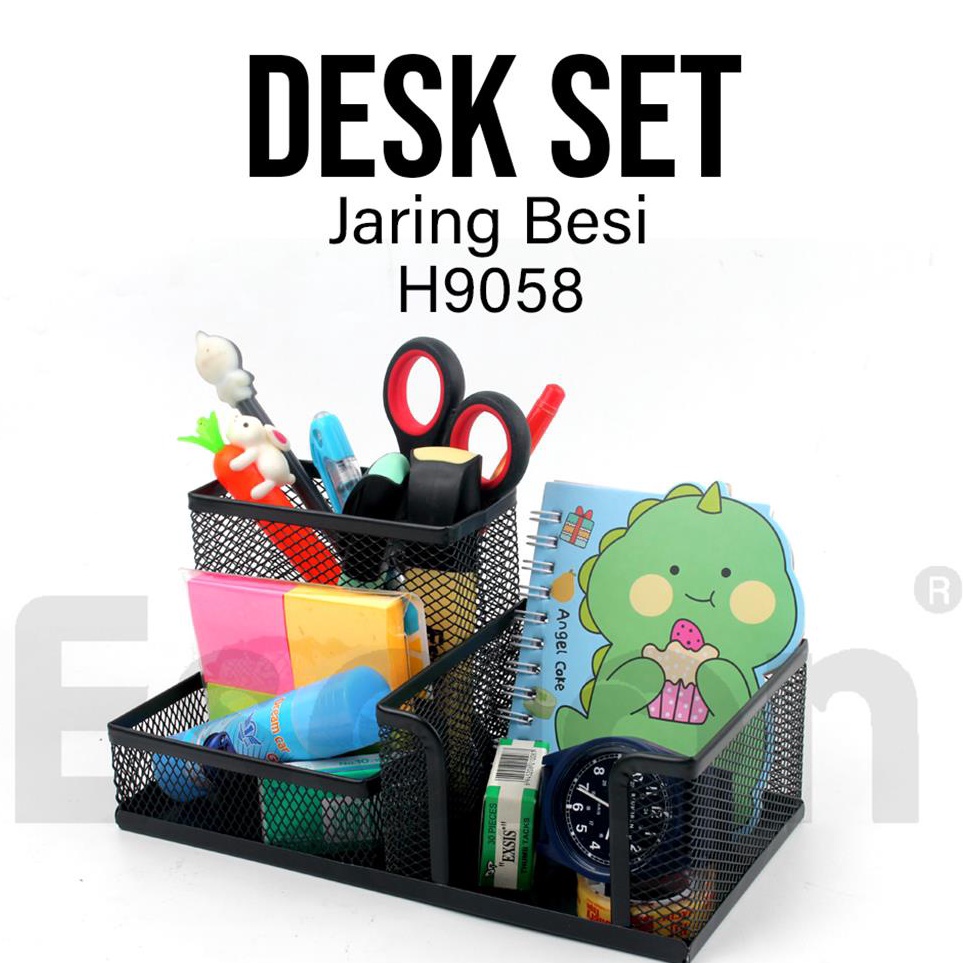 

ART M33A Desk Jaring Besi Organizer DS 13 ESELON Desk Set Rak Alat Tulis
