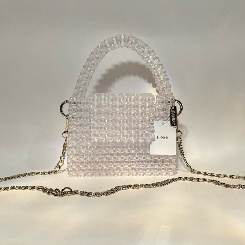 FANMY || dahayu pearl bag | tas mutiara | tas manik manik | tas selempang | tas wanita | pearls bag 