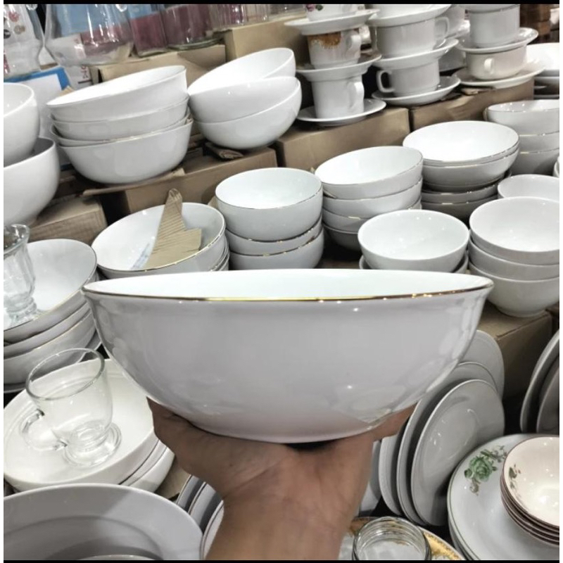 Mangkok besar 10 inch indo keramik | Mangkok sayur jumbo 10 Az