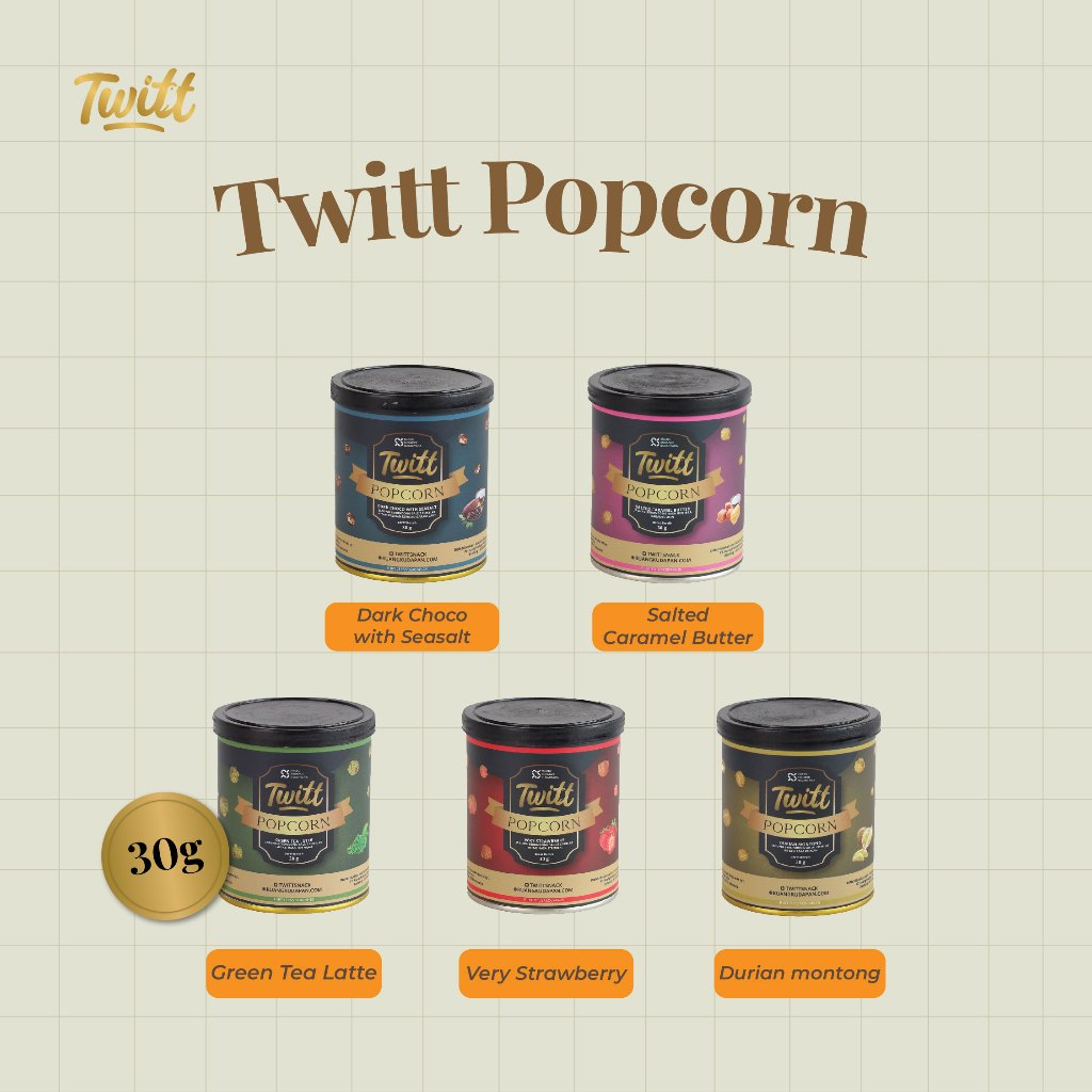 

Twittsnack Popcorn 30gr All Variant