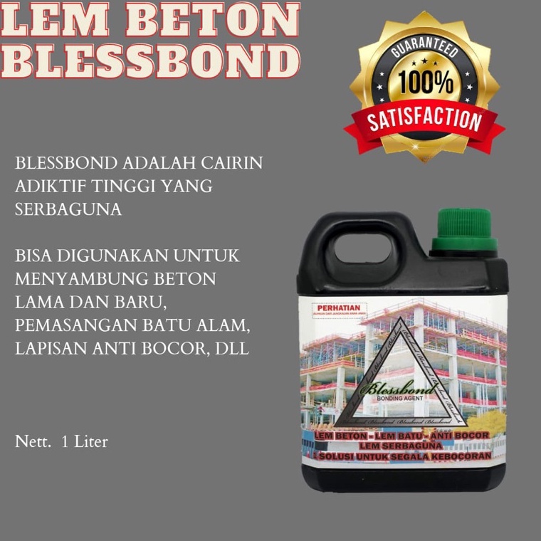 

ART F3H LEM BETON LEM BATU LEM SERBAGUNA LEM ANTI BOCOR MERK BLESSBOND