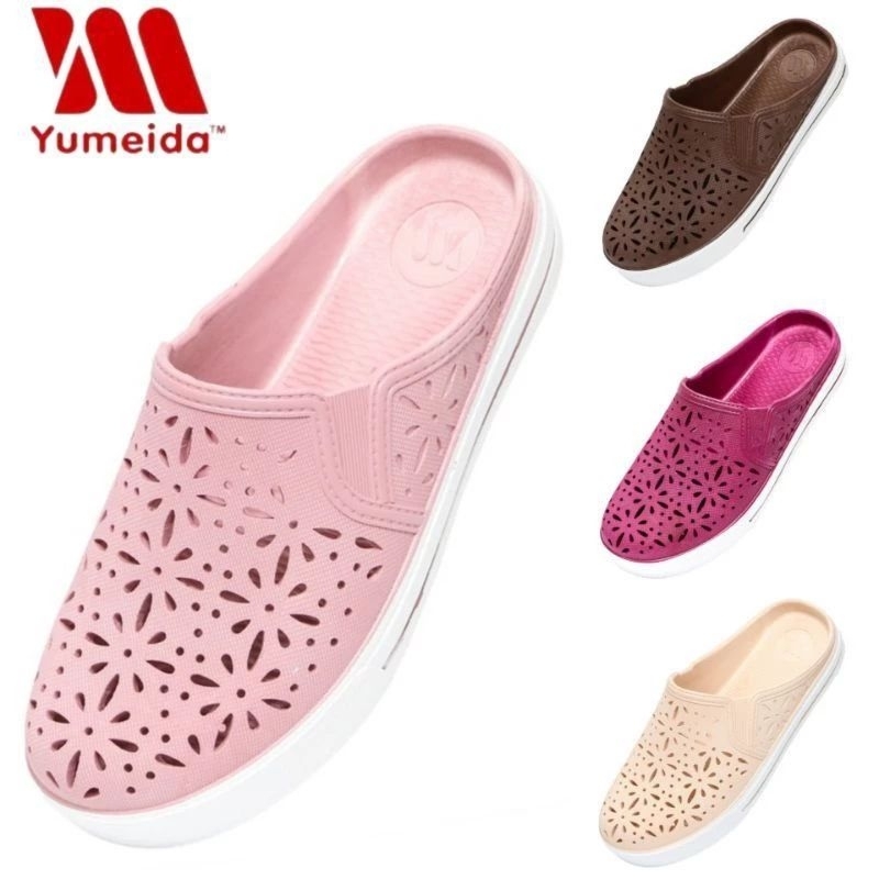 Sandal Slop Karet Sandal Slop Wanita Yumeida LD 8031 terbaru