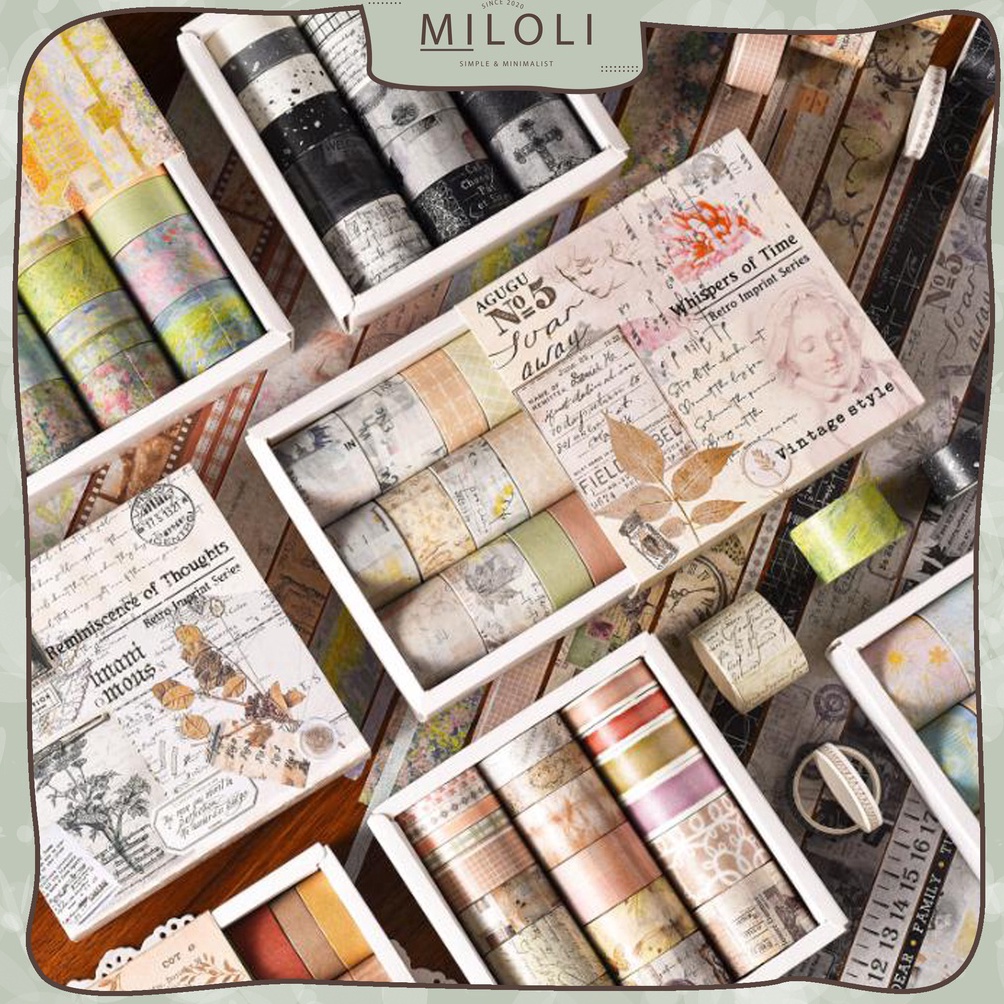

ART T37T MILOLI 2 Rolls WASHI TAPE BOX COLOURFUL AESTHETIC Washi Tape Decor Jurnal Dekor Masking Tape Scrapbook A39