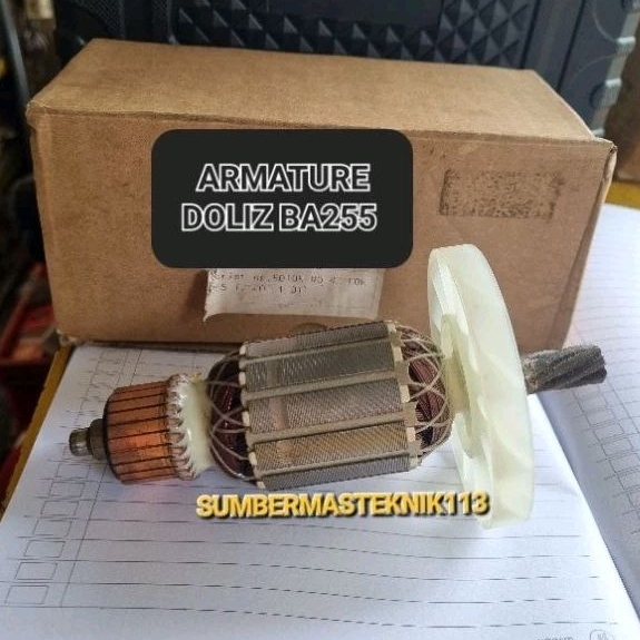 ARMATURE DOLIZ BA255 ANGKER MESIN BOR BOBOK DOLIZ BA 255 ORIGINAL