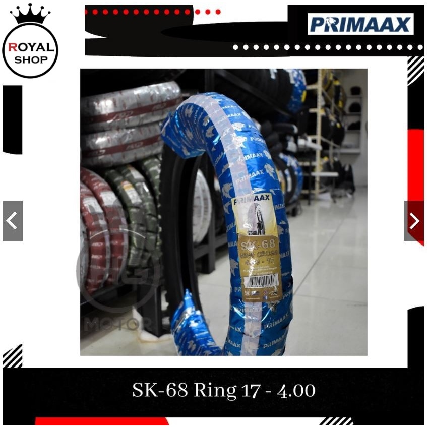PRIMAAX PRIMAX Ban Luar semi Trail SK 68 4.00 Ring 17 Tube Type
