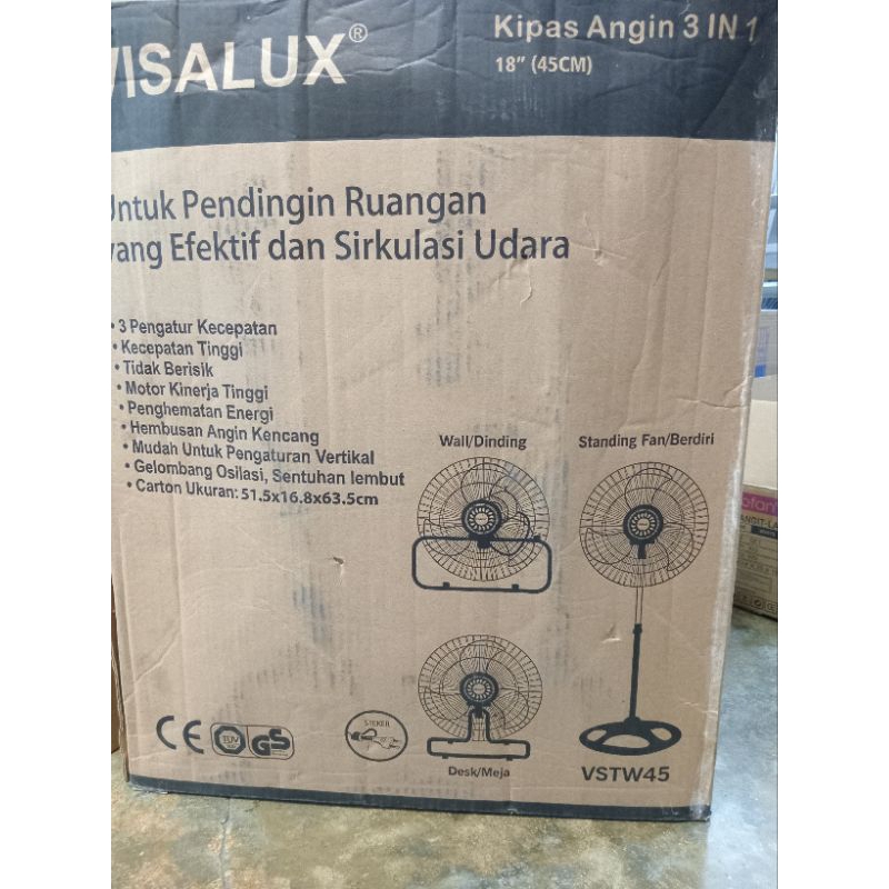 KIPAS ANGIN 3 IN 1 VISALUX