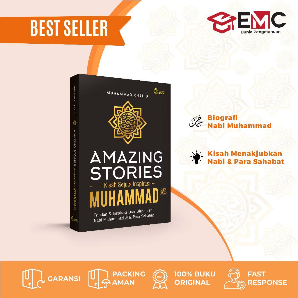 BUKU BEST SELLER  RELIGI: AMAZING STORIES MUHAMMAD SAW