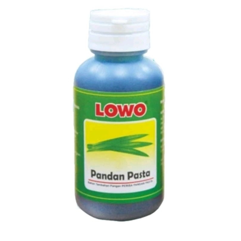 

PERISA PASTA Pandan CAP LOWO 60ml - Perasa Makanan, Penguat Aroma Makanan