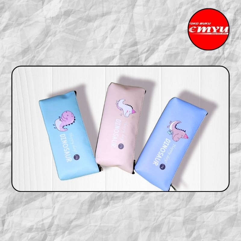 

Kotak Pensil / Pensil Case Kain Resleting Motif Dino