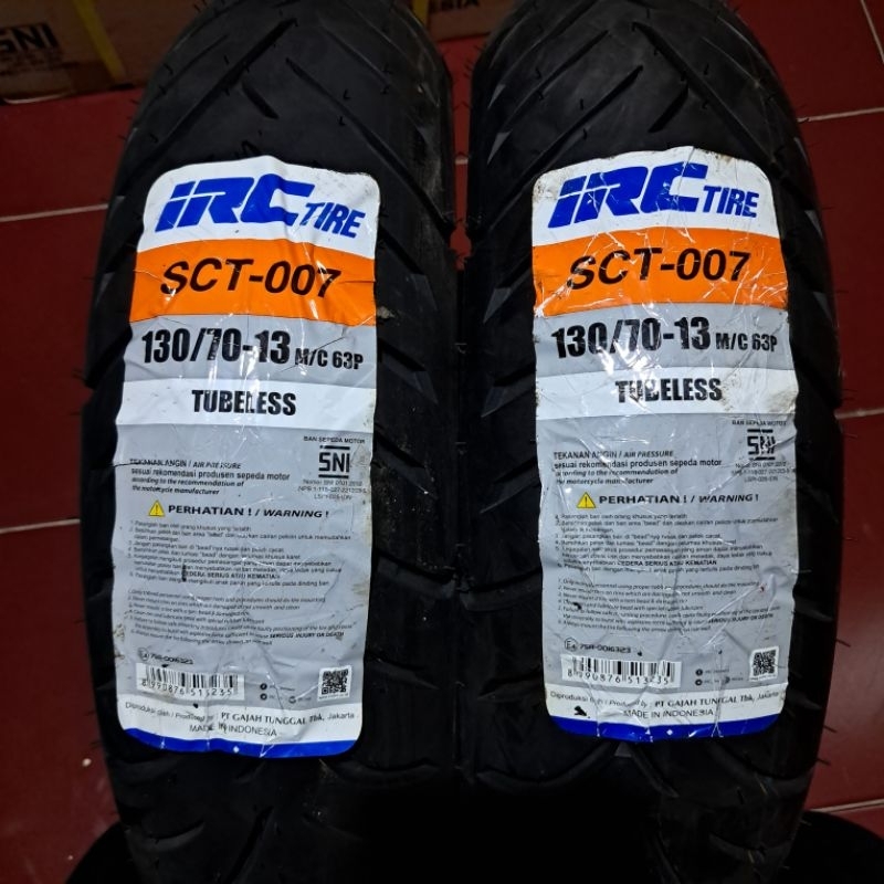 ban luar irc nmax 130/70-13 tubeless