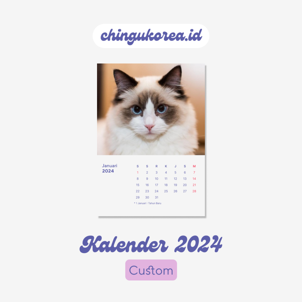 

Kalender Costum Mini 2024