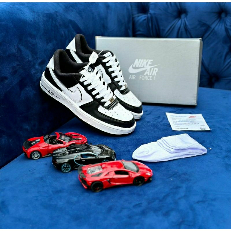 ( Free Kaos Kaki dan Box ) Sepatu Nike Air Force 1 Low, Import Vietnam Premium High quality, Barcode