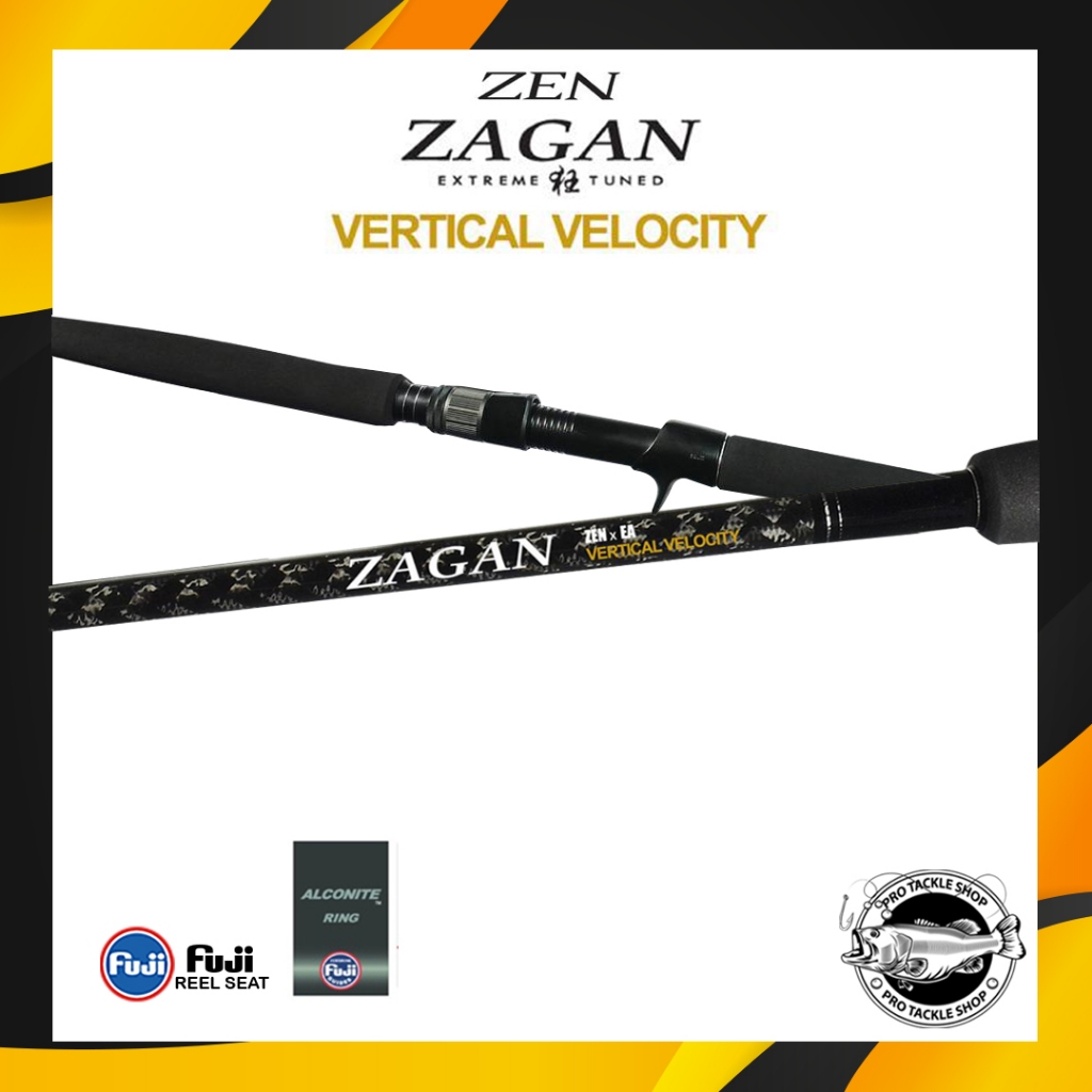 ZEN ZAGAN Joran Pancing XEA VERTICAL VELOCITY ZZV571S - ZZV571B PE 4 Spinning - Overhead