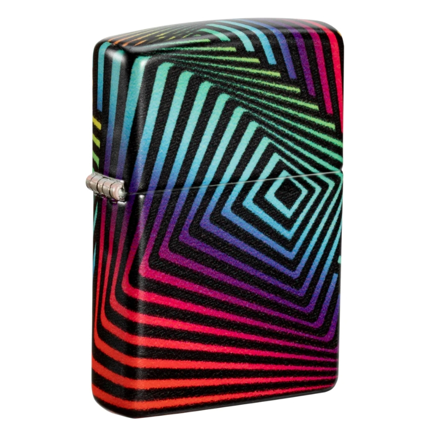 Zippo Original 49352PATT Rainbow Pattern Design