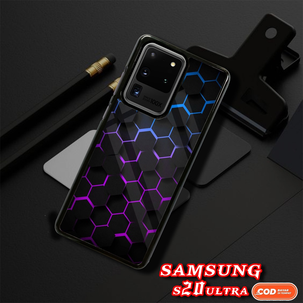 CASE SAMSUNG S20 ULTRA - Casing SAMSUNG S20 ULTRA SEVEN CASE [ ABSTRAK ] Silikon SAMSUNG S20 ULTRA  