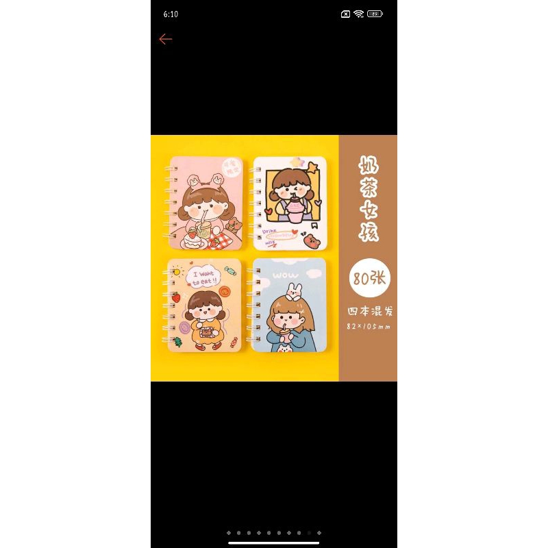 

buku mini / note book kecil